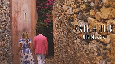 Βιντεογράφος Phosart Cinematography από Αθήνα, Ελλάδα - Kate & John | Monemvasia, wedding