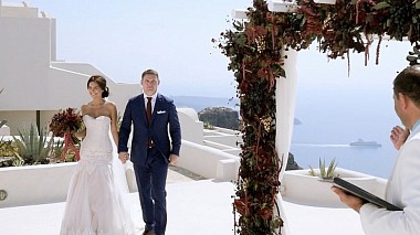 Kazan, Rusya'dan EMOTiONS PRO kameraman - Pavel and Anna // Santorini wedding, düğün
