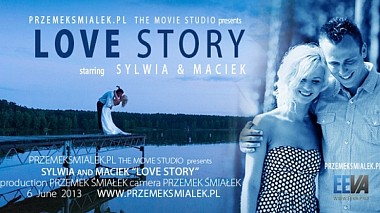Łódź, Polonya'dan przemeksmialek.pl  filmowanie ślubów kameraman - Sylwia i Maciek love story, nişan
