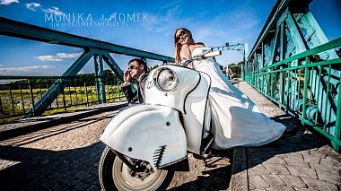 Videógrafo przemeksmialek.pl  filmowanie ślubów de Łódź, Polonia - Monika i Tomek, engagement, wedding