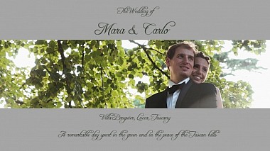 Видеограф MDM Wedding Videography, Генуя, Италия - Mara | Carlo [Trailer], лавстори, свадьба