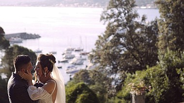 Видеограф MDM Wedding Videography, Генуя, Италия - Hotel dei Castelli, Sestri Levante, SDE, аэросъёмка, лавстори, свадьба