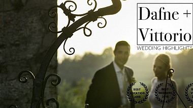 Видеограф Daniele Basso, Удине, Италия - DAFNE + VITTORIO Romantic Castle Wedding Highlights, свадьба