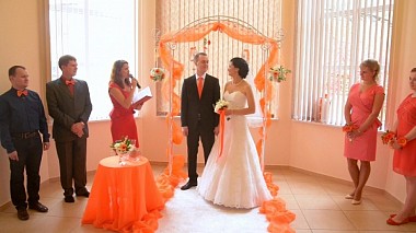 Відеограф Dmitry Kobyakov, Москва, Росія - Orange wedding, wedding