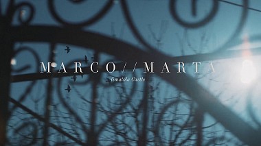 Видеограф Valerio Magliano, Амальфи, Италия - Marco & Marta /LIMATOLA CASTLE, аэросъёмка, свадьба, шоурил