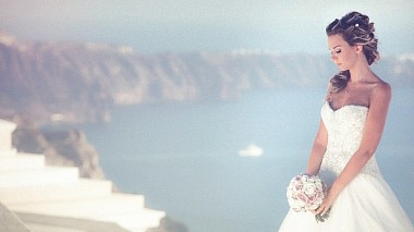 Videografo EmotionalMovie da Firenze, Italia - Catholic Wedding in Santorini Greek Island, engagement, wedding