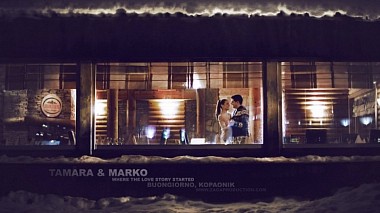 Filmowiec Bojan Mitkovski z Bitola, Macedonia Północna - KOPAONIK Love Story - Tamara & Marko, engagement