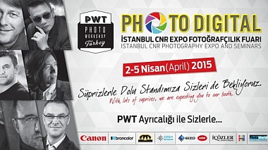 Filmowiec Bojan Mitkovski z Bitola, Macedonia Północna - PWT-Photo Workshop Turkey at PHOTOSHOW, CNR EXPO, Istanbul, Turkey, reporting