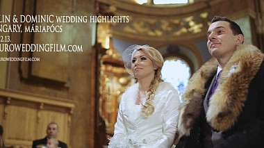 Videographer Eurowedding film from Budapest, Hungary - Evelin & Dominic Wedding Highlights, wedding