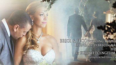 Videographer Eurowedding film from Budapest, Hongrie - Brigi & Fecó Wedding Higlights, wedding