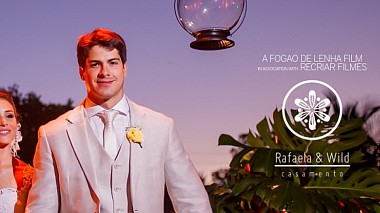 Videographer Alexandre Oliveira Muniz from Governador Valadares, Brazil - Rafaela + Wild - Same Day Edit, SDE, drone-video, wedding