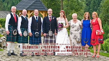 Videographer Maciej Glas from Cracovie, Pologne - Elżbieta & Stephen - Wedding Flash, engagement, reporting, wedding