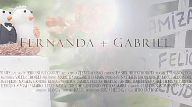 Videographer HRT FILMES đến từ Fernanda + Gabriel | Highlight, wedding