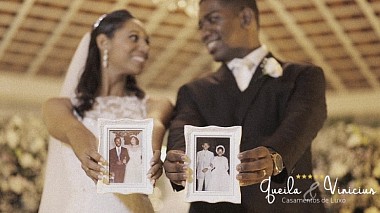 来自 阿拉卡茹, 巴西 的摄像师 Caju Filmes - Queila & Vinicius, wedding