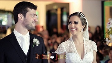 Aracaju, Brezilya'dan Caju Filmes kameraman - Juliane e Antônio, düğün, mizah
