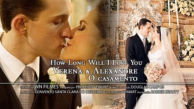 Videografo WN FILMES da Salvador, Brasile - Trailer Verena e Alexandre, wedding