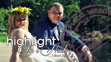 Videógrafo Jans de Białystok, Polonia - Highlight Ola & Arek, wedding