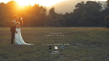 Видеограф Antonio  Bier, Рио-де-Жанейро, Бразилия - Eterno amor / Alan e Leticia, свадьба