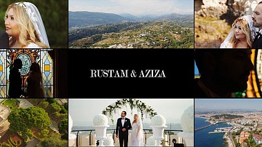 Відеограф WEDDING MOVIE, Москва, Росія - rustam // aziza - the story of two loving hearts // france,nice, backstage, drone-video, engagement, event, wedding
