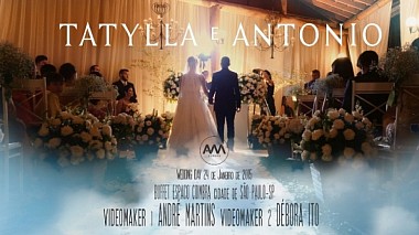 São Paulo, Brezilya'dan André Martins kameraman - TATYLLA & ANTONIO | Cinewedding, düğün
