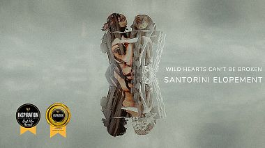 来自 雅典, 希腊 的摄像师 Cinema of Poetry - Wild hearts can’t be broken | Same-Sex Elopement Santorini, wedding