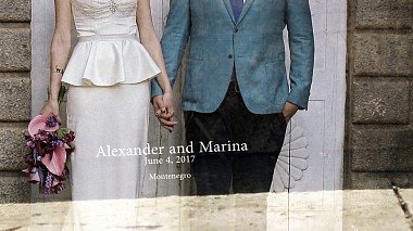 来自 切博克萨雷, 俄罗斯 的摄像师 Евгений Кочергин - Alexander and Marina, wedding day. Montenegro., drone-video, engagement, wedding