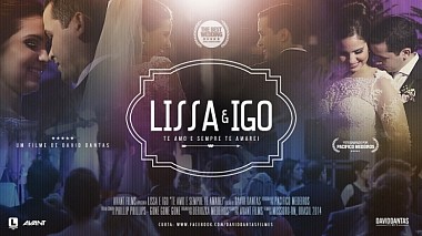 Brezilya, Brezilya'dan David Dantas kameraman - Lissa & Igo | Trailer, düğün
