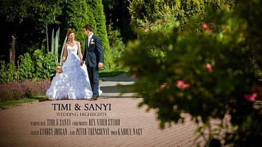 Videografo Gyorgy Drigan da Debrecen, Ungheria - Timi & Sanyi wedding highlights, wedding