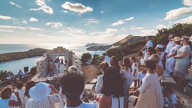Split, Hırvatistan'dan Bruno Bilonić kameraman - L&T - White Wedding In Dubrovnik, drone video, nişan
