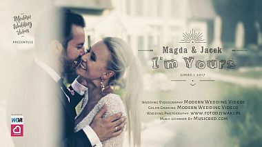 Βιντεογράφος Modern Wedding Videos από Κρακοβία, Πολωνία - Magda & Jacek - I’m Yours - teledysk ślubny | Katowice, engagement, wedding