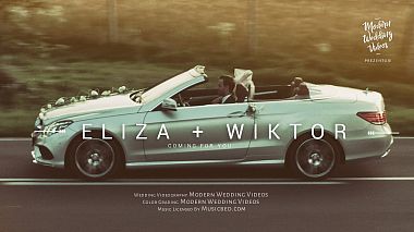 Videographer Modern Wedding Videos from Krakov, Polsko - Eliza & Wiktor - teledysk ślubny | Serock | Warszawa, engagement, wedding