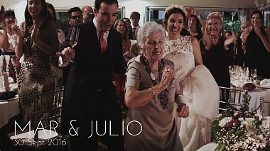 来自 巴伦西亚, 西班牙 的摄像师 israel diaz - MAR & JULIO, wedding