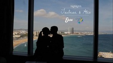 Βιντεογράφος Guillermo Ruiz από Βαρκελώνη, Ισπανία - We are from Barcelona (by Ensu) _ Wedding Highlights Alex & Tsubasa, wedding