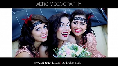 Videografo ART-RECORD | Andrii Danchuk da Leopoli, Ucraina - The Great Gatsby Wedding | Roma and Anya, drone-video, wedding