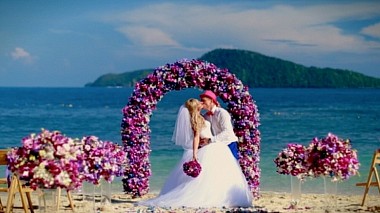 Видеограф Dima Vialkov, Пукет, Тайланд - свадьба на пляже, wedding