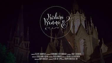 Videographer Felipe Sampaio Filmes from Belo Horizonte, Brazílie - Trailer - Bruno e Bárbara, wedding