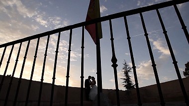 Видеограф Juanjo Verdura, Мадрид, Испания - moments Elena y Raúl en la Hacienda del Cardenal (Toledo), свадьба