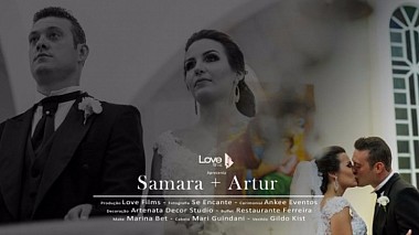 Videographer Mateus Tesser from other, Brasilien - Trailer Samara e Arthur, wedding