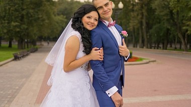 来自 明思克, 白俄罗斯 的摄像师 Олег Ахлюстин - Ангелина + Владимир, wedding