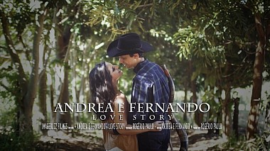 Videograf Rogério Paulo din Goiânia, Brazilia - Andrea e Fernando - Love Story, filmare cu drona, logodna, nunta