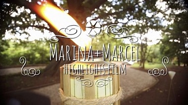 Videographer Filmes Casamenteiros from other, Brazílie - Highlights Marina + Marcel, wedding