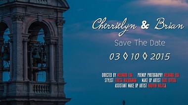 Видеограф Melnard  Eda, Милан, Италия - Cherry & Brian | Save The Date | 03 ◊ 10 ◊ 2015, приглашение, реклама, свадьба