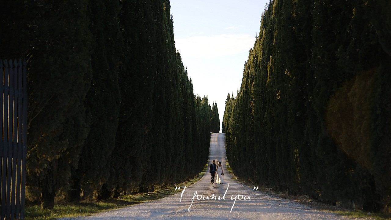 "I found you" Destination Wedding in Tuscany