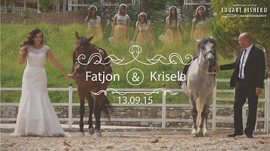 Tirana, Arnavutluk'dan eduart fisheku kameraman - Fatjon & Krisela | Wedding day | september 2015 |, düğün
