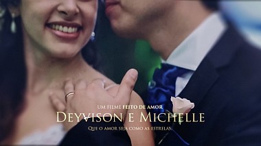 Відеограф Feito de Amor Filmes, Жуанвіль, Бразилія - Que o amor seja como as estrelas. - Deyvison e Michelle, SDE, engagement, wedding