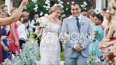 Βιντεογράφος Feito de Amor Filmes από Τζόινσβιλ, Βραζιλία - Alex & Fran // wedding day, SDE, engagement, wedding