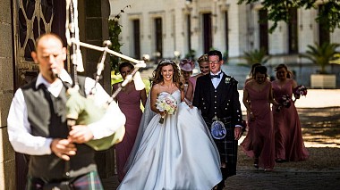 Videograf Alexander Znaharchuk din Praga, Republica Cehă - Scottish wedding video in France: Cheryl & Chris // Chateau Challain, nunta