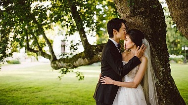 Videographer Alexander Znaharchuk from Praha, Česko - Wedding video in France at the Chateau Challain: Jasmine & Taylor, wedding