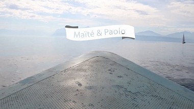 Videografo Pedro Rocha da Ginevra, Svizzera - Maïté & Paolo "Love Boat", drone-video, engagement
