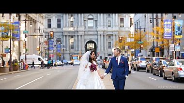 Видеограф Adriatik Berdaku, Нью-Йорк, США - Greta & Chris Wedding Video - Philadelphia, SDE, лавстори, реклама, свадьба, событие